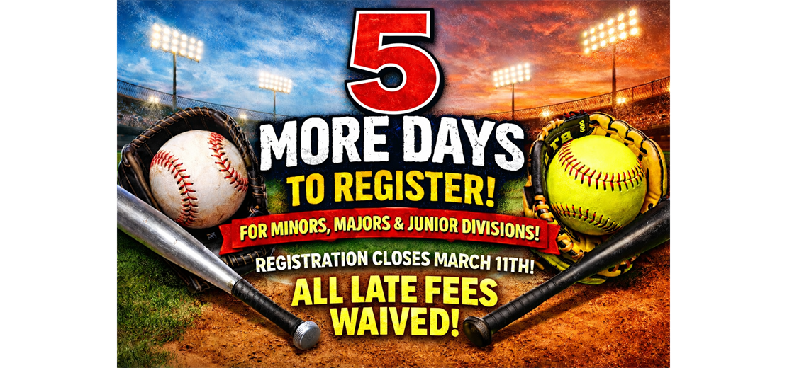 Registration is winding down