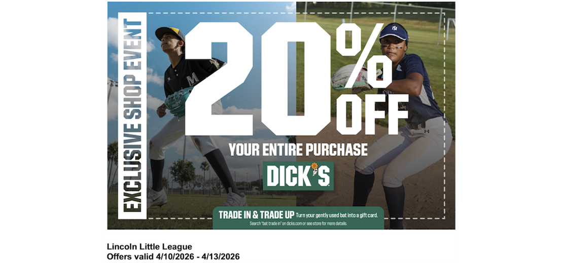 20% Dick's Coupon 4/10 - 4/13